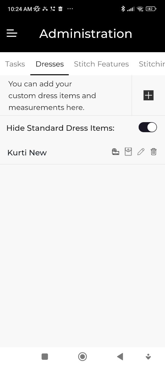 Dress List